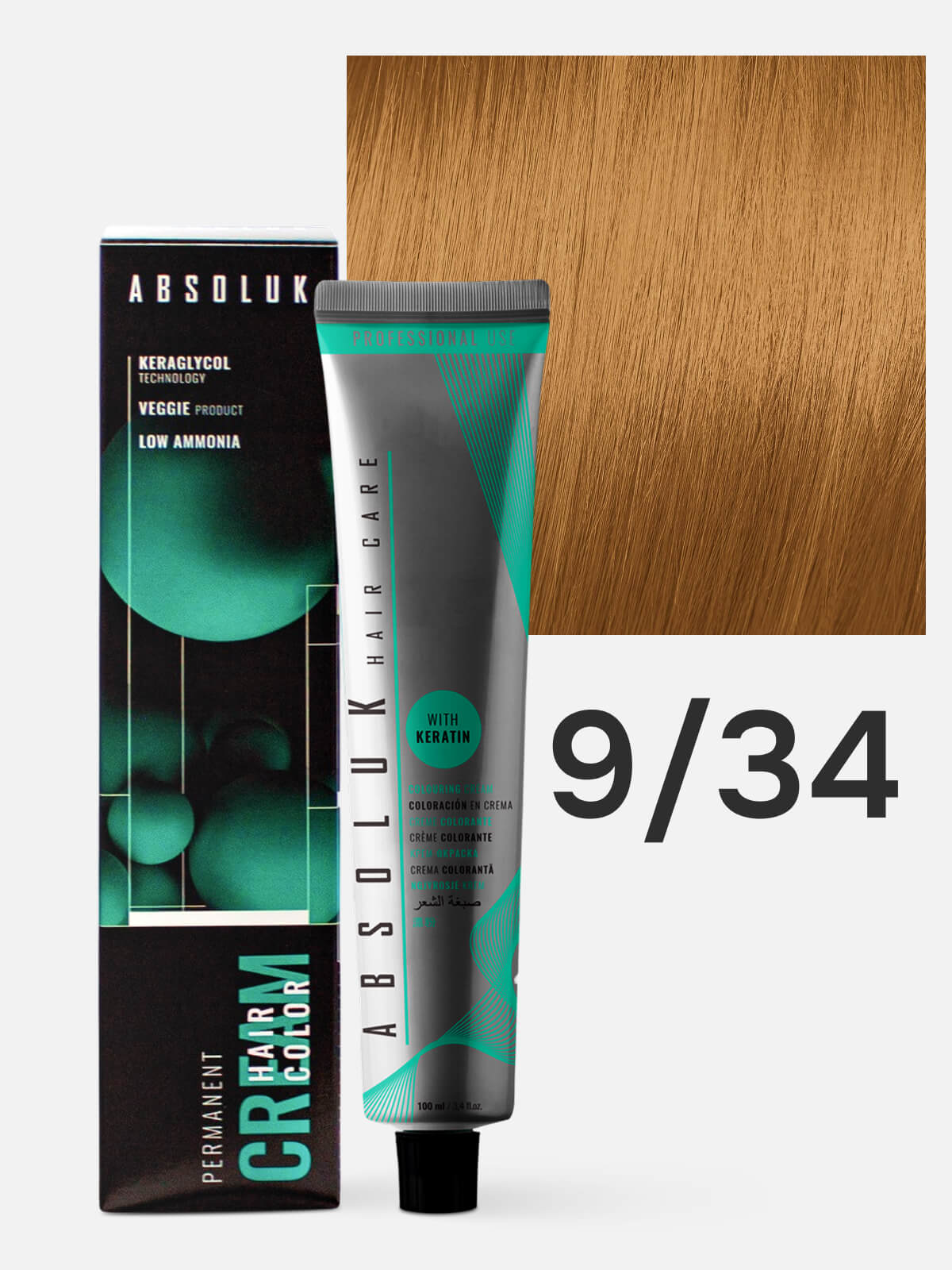 Крем - краска для волос профессиональная Absoluk Hair Color Cream