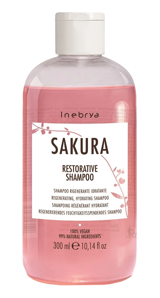 Регенерирующий увлажняющий шампунь Restorative Shampoo Inebrya Sakura Регенерирующий увлажняющий шампунь Restorative Shampoo Inebrya Sakura