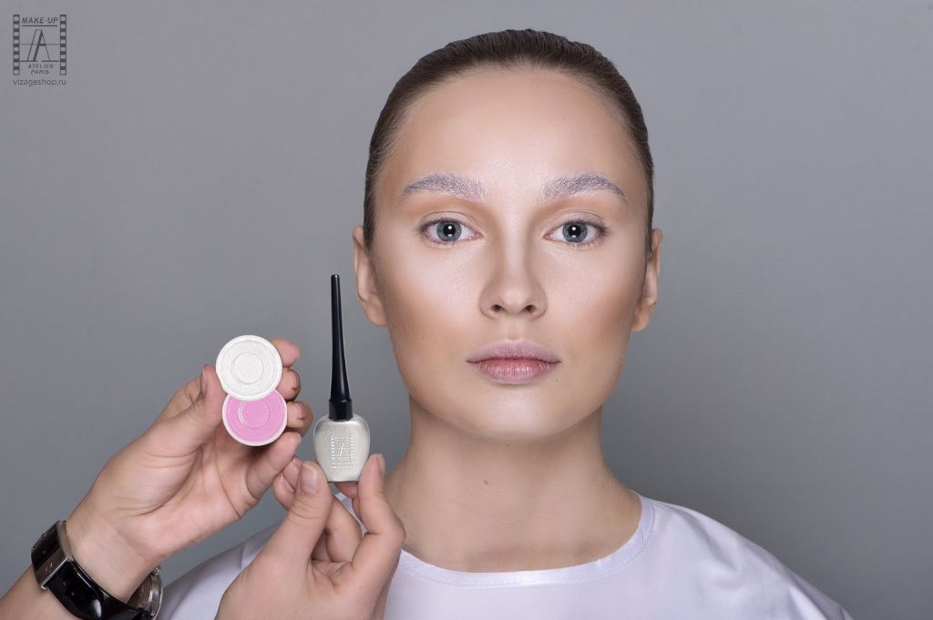Зимний образ пошаговый урок макияж make up atelier 5