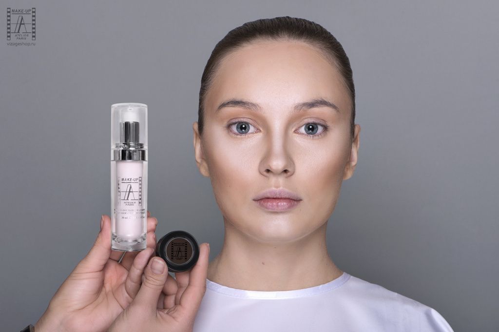 Зимний образ пошаговый урок макияж make up atelier 4