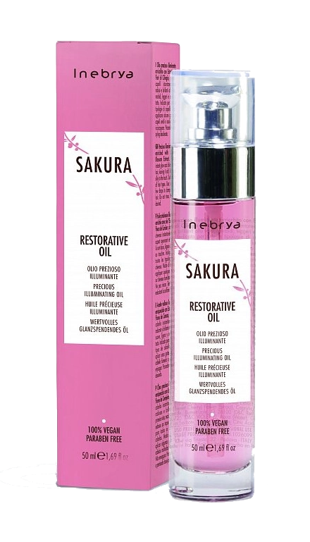 Регенерирующее масло для сияния волос Restorative Oil Inebrya Sakura Регенерирующее масло для сияния волос Restorative Oil Inebrya Sakura