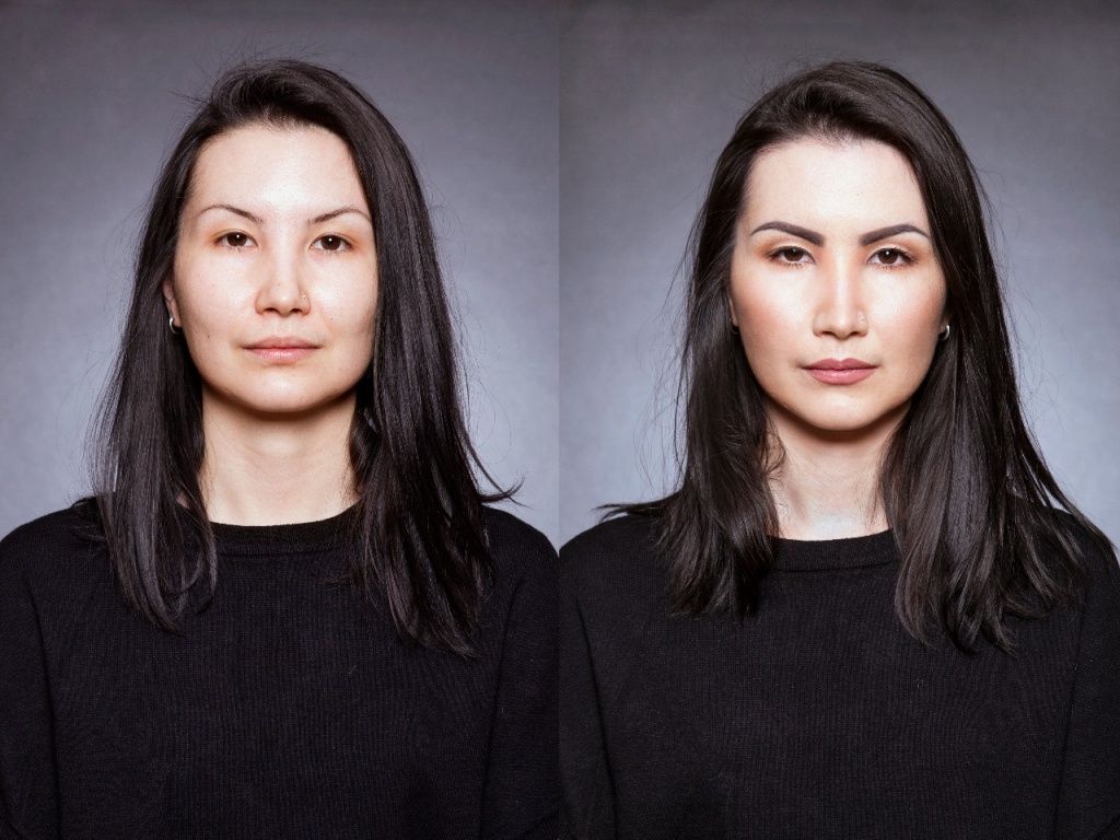 Скульптурирование: до и после скульптурирование контуринг коррекция до после семушин make up atelier