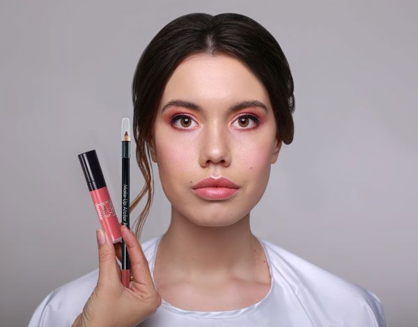 весенний макияж пошагово женщина цветок atelier Костинецкая шаг 10