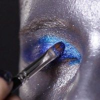 Серебряная бесконечность мастер класс фейс арт шаг 4