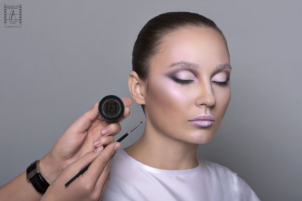 Зимний образ пошагово мастер класс макияж make up atelier 10