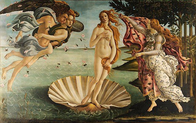 Botticelli - La nascita di Venere Botticelli - La nascita di Venere