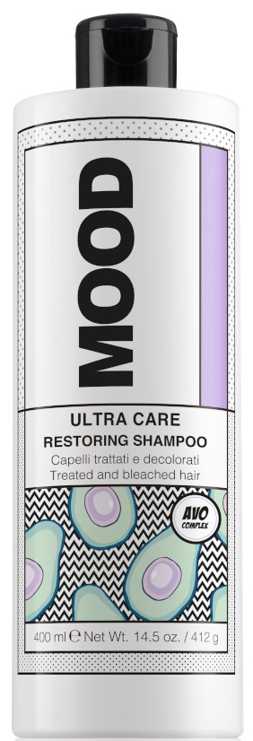 Восстанавливающий шампунь Ultra Care Restoring Shampoo Mood, 400 мл Восстанавливающий шампунь Ultra Care Restoring Shampoo Mood, 400 мл