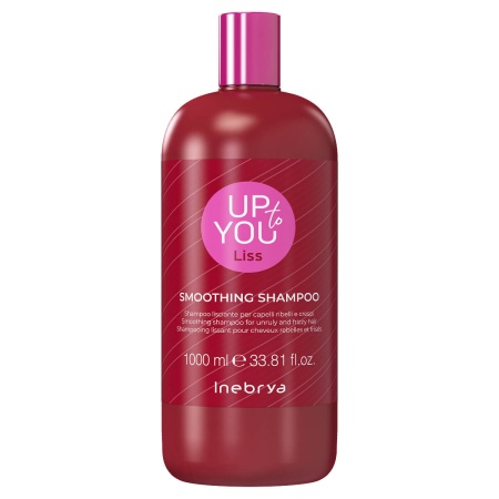 Разглаживающий шампунь для пушащихся и непослушных волос Inebrya Up To You Liss Smoothing Shampoo, 1000 мл