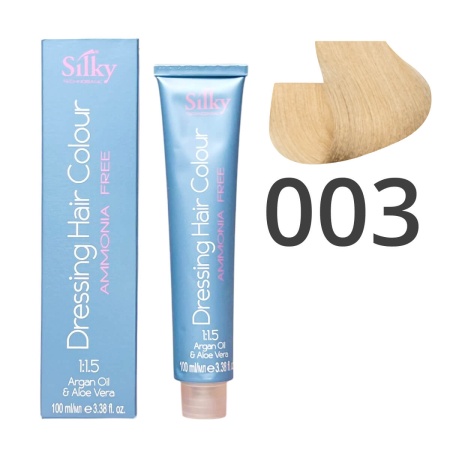 Краска для волос безаммиачная Silky Dressing Haircolor 003 Тонер золотистый, 100 мл