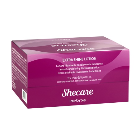 Лосьон для мгновенного восстановления волос Extra Shine Lotion Inebrya Shecare, 12шт x 12мл
