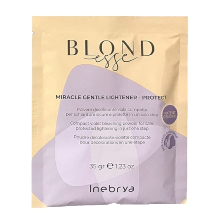 Обесцвечивающая пудра фиолетовая для волос Violet Bleaching Powder Blondesse Inebrya, 35 гр