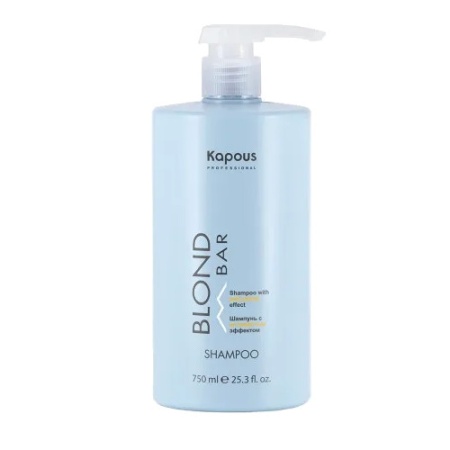 Шампунь для волос с антижелnым эффектом Kapous Blond Bar, 750 мл