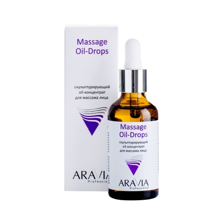 Скульптурирующий oil-концентрат для массажа лица Massage Oil-Drops Aravia Professional 50 мл