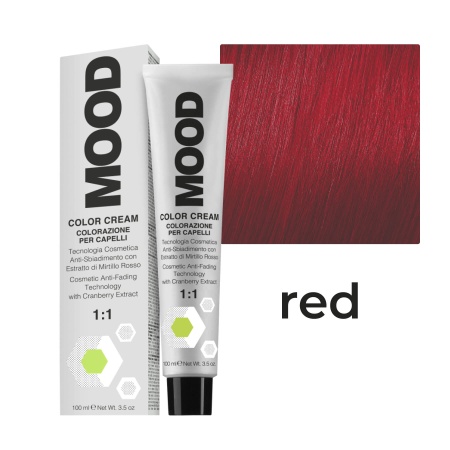Краска для волос профессиональная Mood Rosso Красный Микстон 100 мл