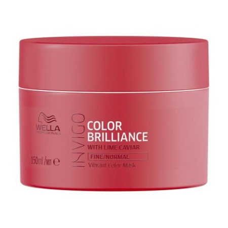 Маска-уход защита цвета окрашенных нормальных и тонких волос Wella Invigo Brilliance Line 150 мл