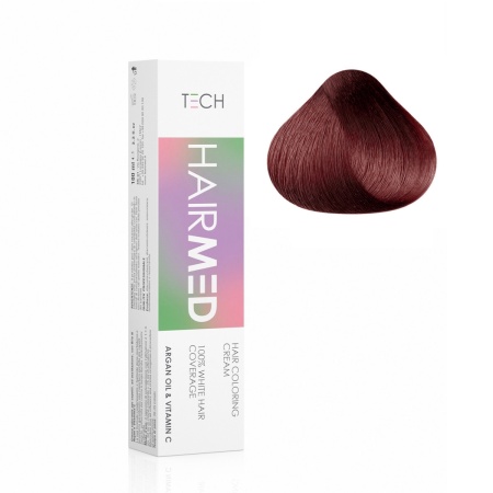 Перманентная крем-краска для волос Hairmed 6/6 Темно-русый Красный 100 мл
