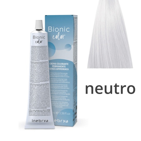 Краска для волос профессиональная без аммиака Inebrya Bionic Color Нейтральный 100 мл