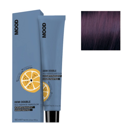 Краска для волос Mood Demi Double 5.7 Светлый шатен Фиолетовый 100 мл