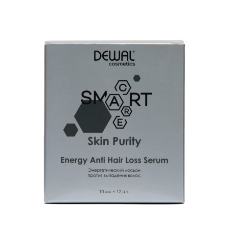 Энергетический лосьон против выпадения волос Smart Care Skin Purity Dewal Cosmetics, 12 шт*10 мл