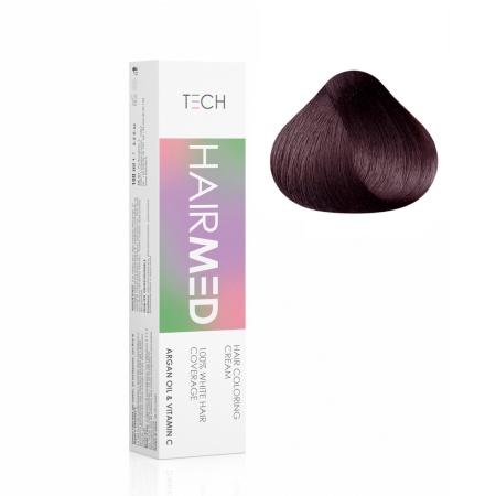 Перманентная крем-краска для волос Hairmed 5/5 Светло-каштановый Махагоновый 100 мл