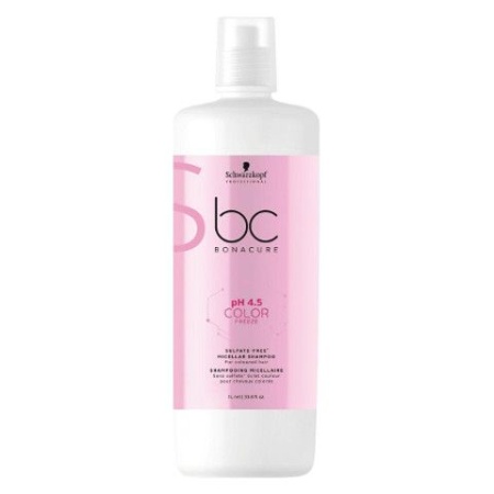 Мицеллярный бессульфатный шампунь Schwarzkopf Professional Bonacure pH 4.5 Color Freeze Sulfate-Free Micellar Shampoo, 1000 мл