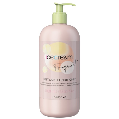Кондиционер для всех типов волос ежедневный Inebrya Ice Cream Frequent Best Care Conditioner, 1000 мл