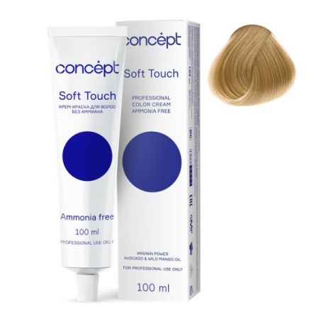 Крем-краска Concept Soft Touch 10.0 Очень светлый блондин Натуральный 100 мл