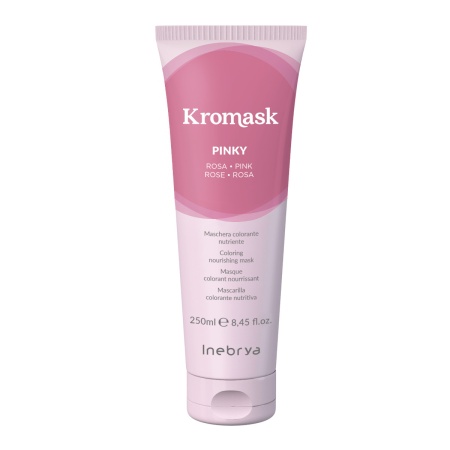 Тонирующая питательная маска для волос Розовый Pinky Inebrya Kromask, 250 мл