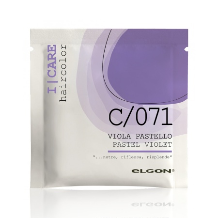 Крем-кондиционер окрашивающий Elgon ICare C/71 Viola Pastello - Фиолетовый пастель, 25 мл