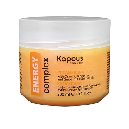 Крем-парафин с эфирными маслами апельсина, мандарина и грейпфрута «Energy complex» Kapous Body Care 300 мл