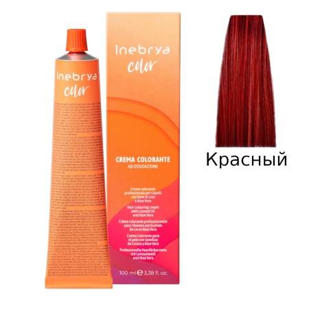 Крем-краска Inebrya Color Professional Красный
