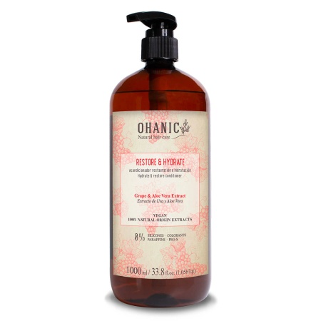 Кондиционер для волос «Питание и увлажнение» Ohanic Natural Hair Care Restore and Hydrate Conditioner, 1000 мл