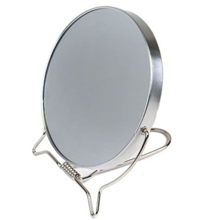 Зеркало настольное круглое в металлической оправе Sibel 11 см