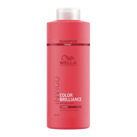 Шампунь для защиты цвета окрашенных жестких волос Wella Invigo Brilliance Line, 1000 мл