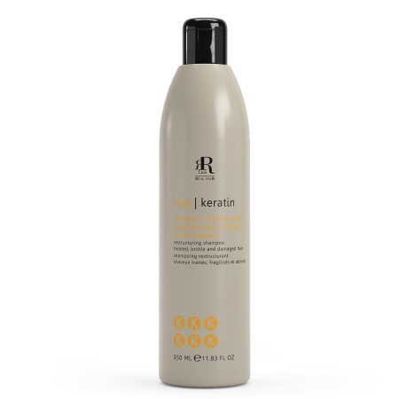 Кератиновый шампунь для укрепления волос RR Line Keratin Star Restructuring Shampoo, 350 мл