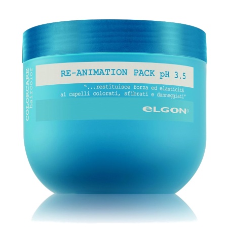 Восстанавливающая маска для окрашенных и осветленных волос Elgon Colorcare Re-Animation Pack, 300 мл