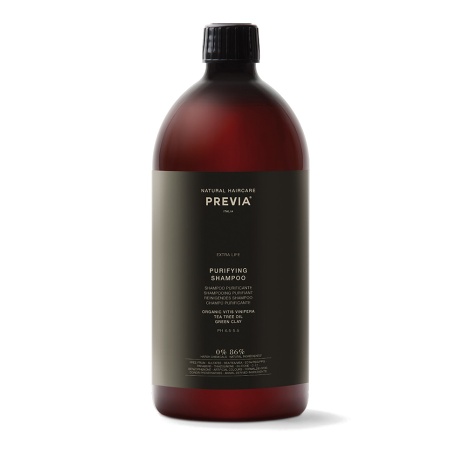 Очищающий шампунь для волос Extra Life Purifying Shampoo Previa, 1000 мл