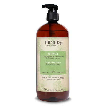Шампунь себорегулирующий для жирной кожи головы Ohanic Natural Hair Care Scalp Balancer Shampoo, 1000 мл
