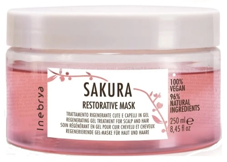 Регенерирующая увлажняющая маска для кожи и волос Restrorative Mask Inebrya Sakura, 250 мл