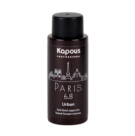Безаммиачная краска для волос «Urban» Kapous Темный блондин капучино Париж  60 мл
