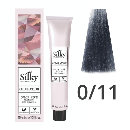 Краска для волос профессиональная Silky Color Vive/Ultralift 011 Серый усилитель, 100 мл