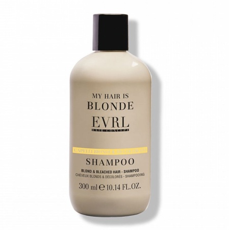 Антижелтый шампунь для осветленных волос и волос цвета блонд Blond and Bleached Hair Everline, 300 мл
