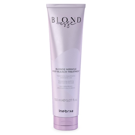 Крем для волос после обесцечивания для оттенков блонд Post-Bleach Treatment Blonde Miracle Inebrya, 150 мл