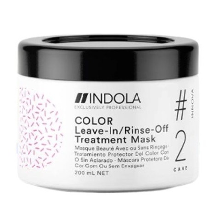 Маска для окрашенных волос Indola Color Leave-in/Rinse-Off treatment, 200 мл