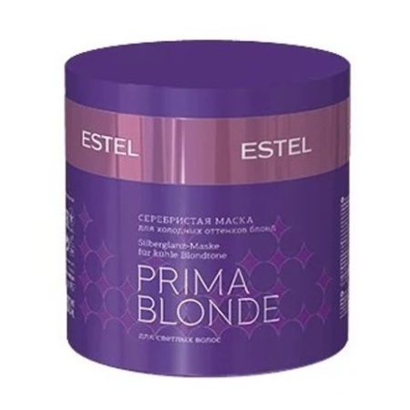 Серебристая маска для холодных оттенков блонд Estel Prima Blonde, 300 мл