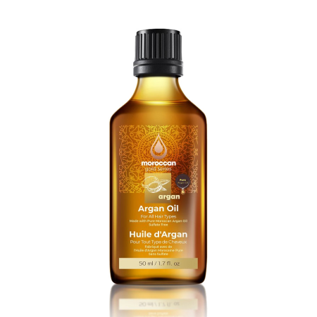 Масло аргановое для волос «Интенсивное питание и увлажнение» Argan Oil Treatment Moroccan Gold Series, 50 мл