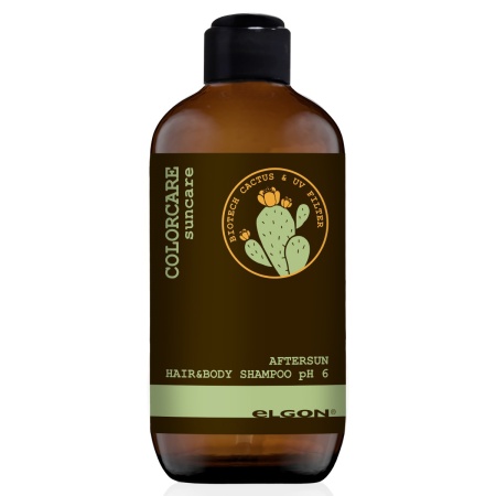 Бессульфатный шампунь для волос и тела Elgon Colorcare Suncare Hair&Body Shampoo, 500 мл