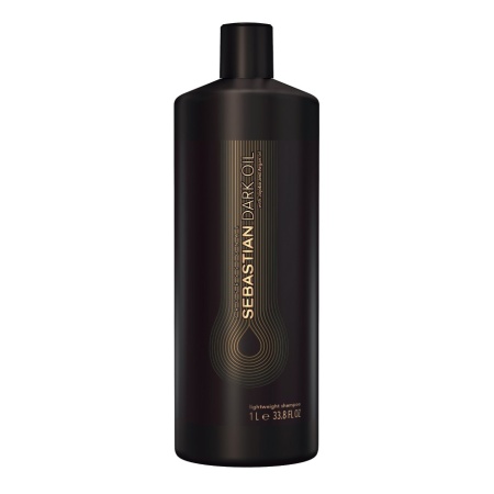 Лёгкий шампунь для волос Dark Oil Sebastian Professional, 1000 мл