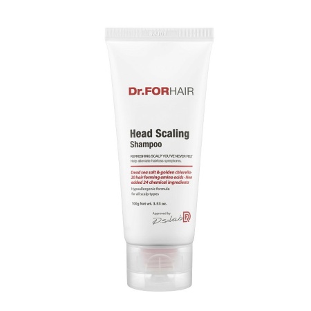 Шампунь-детокс бессульфатный с морской солью для всех типов волос Head Scaling Shampoo Dr. For Hair, 100 мл