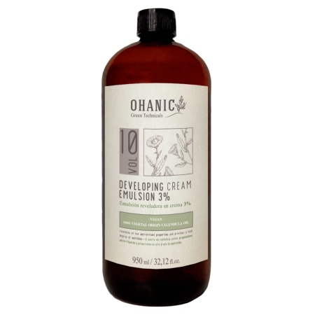 Окислительная эмульсия для краски Ohanic Cream Developer Emulsion (10 vol) 3%, 950 мл